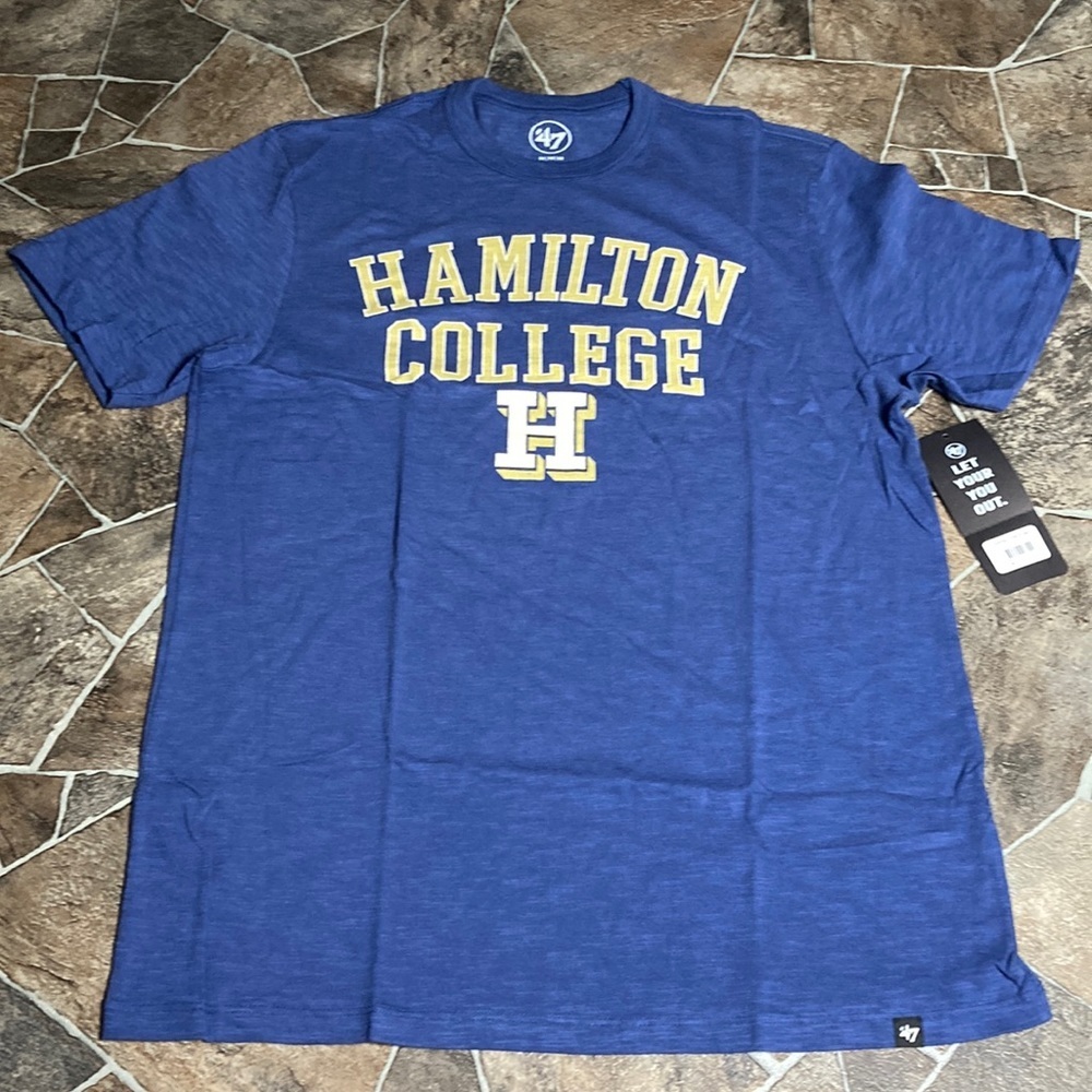 NWT Hamilton College Short Sleeve T Shirt Sz Medium